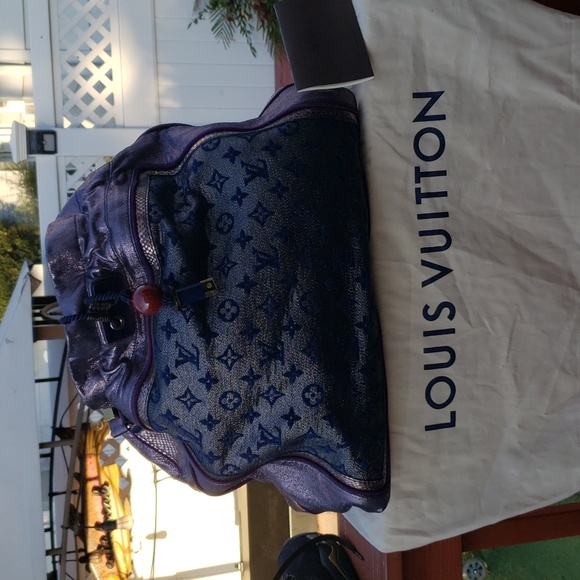 ULTRA RARE LOUIS VUITTON BAG Limited Edition Lurex Bluebird - Picture 2 of 13